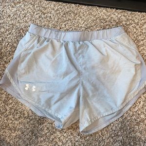 Grey under armour play up shorts
